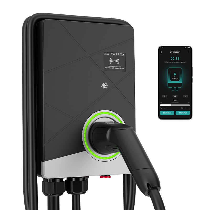 22Kw Wallbox Type 2 Ocpp Rfid - Carregador Inteligente para Veículos Elétricos de